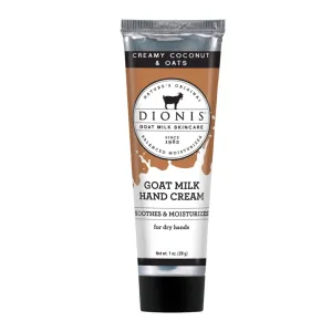 Dionis Goat Milk 1oz Hand Cream / Coconut Oats