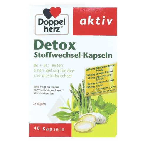 DOPPLERHERZ ACTIVE Detox Complex 40 capsules