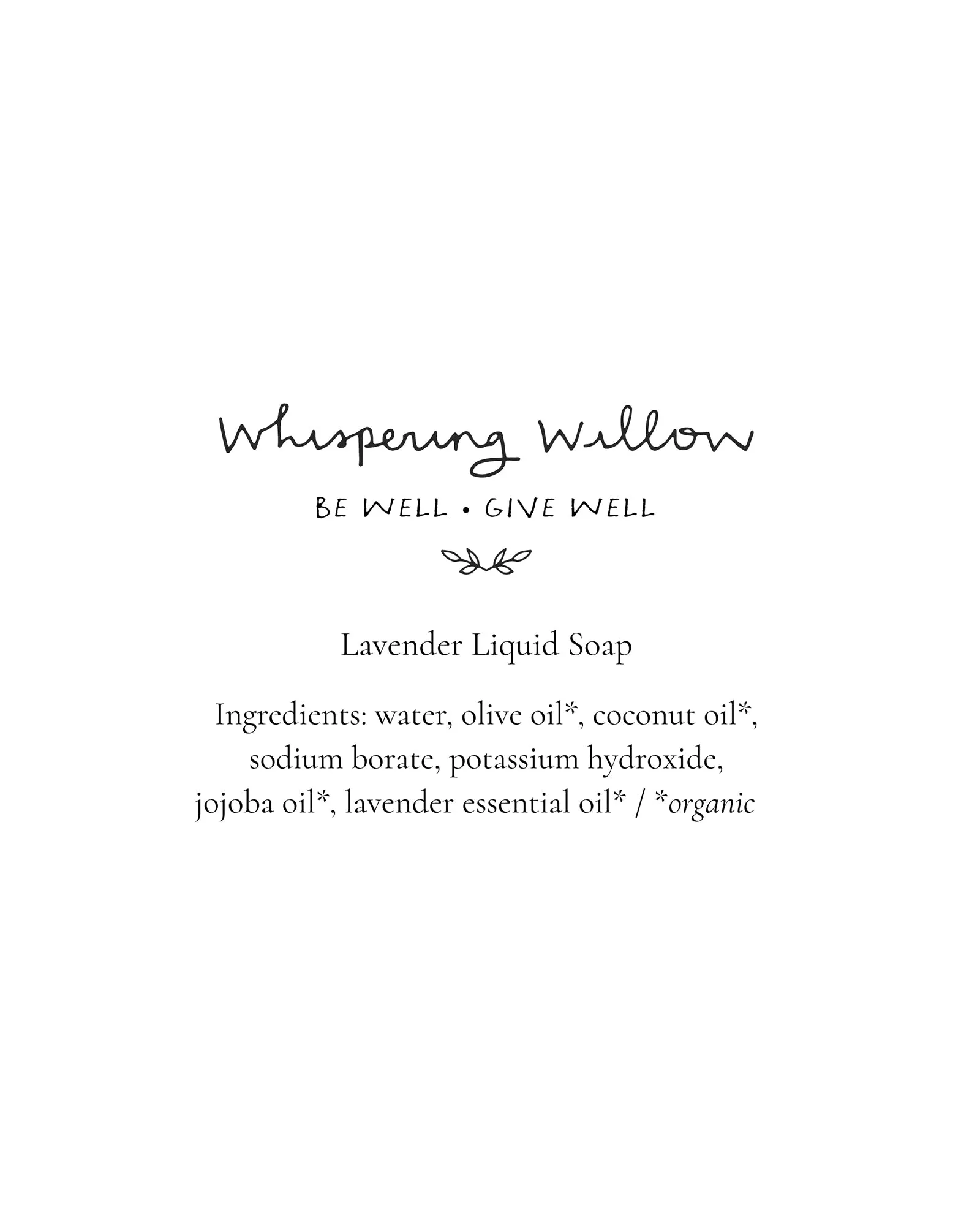 Lavender Hand Soap
