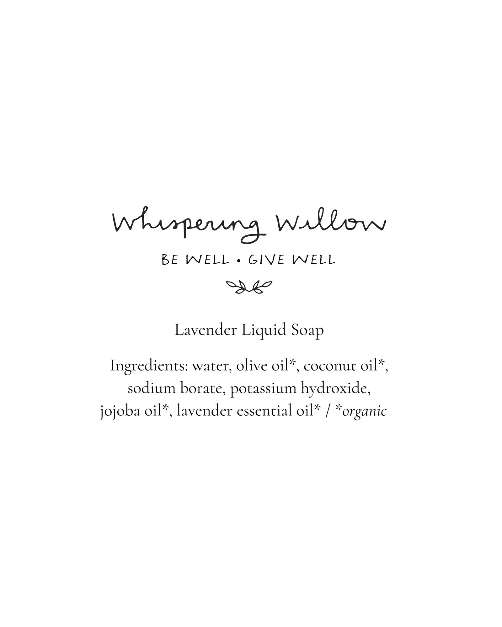 Lavender Hand Soap