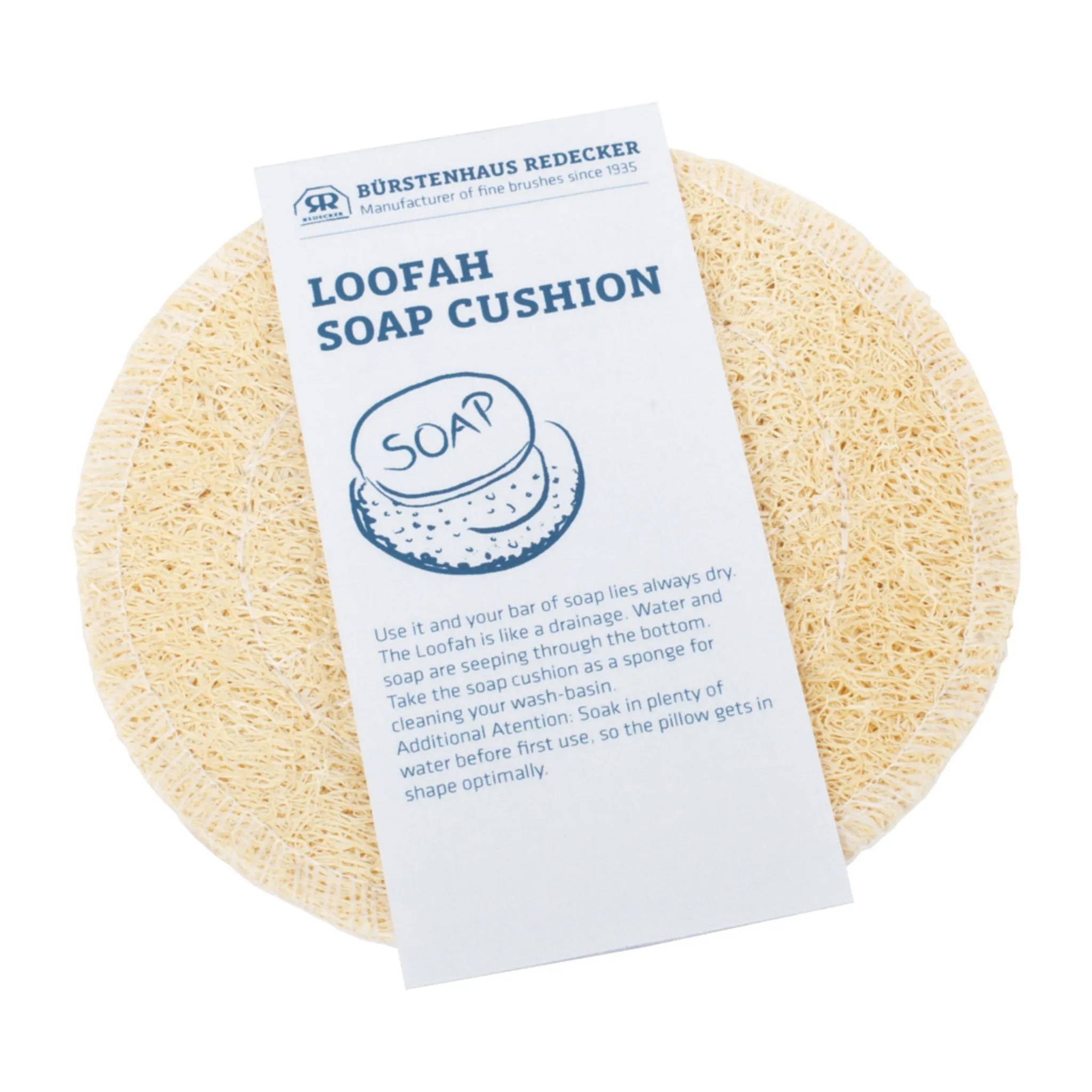 Loofah Soap Cushion - Round