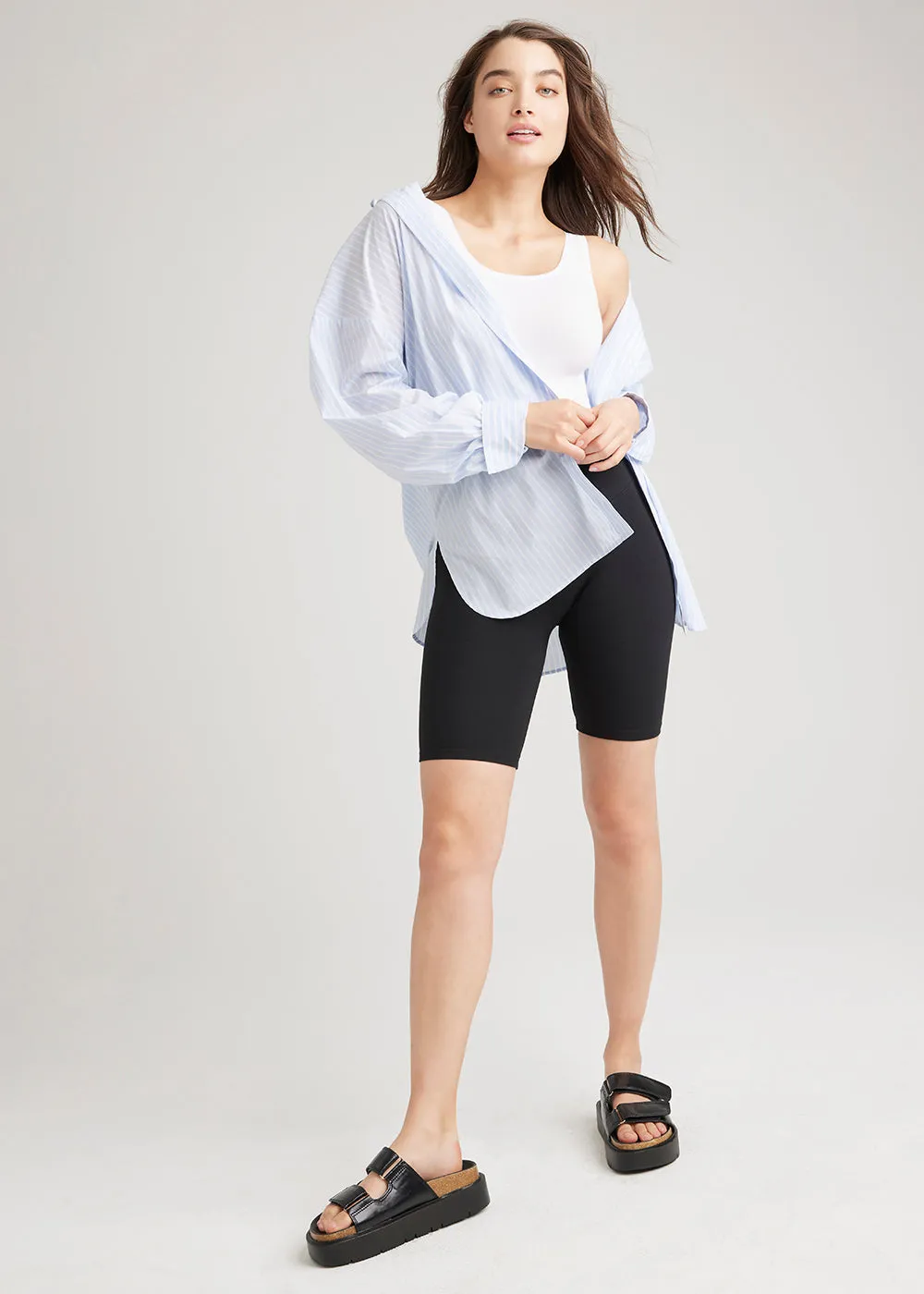 Mel Shaping Biker Short - Cotton Stretch