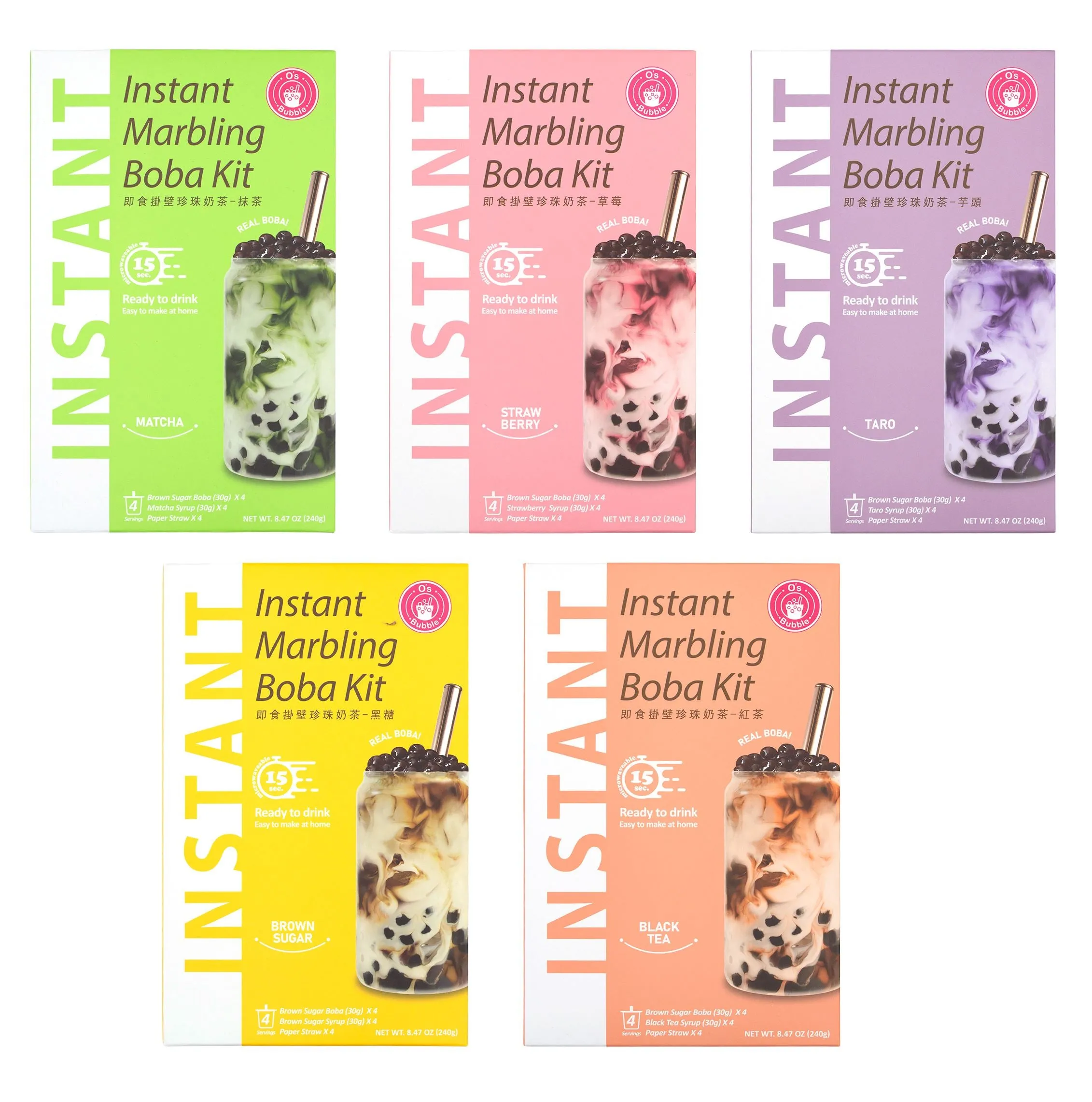 O's Bubble Instant Boba Kit