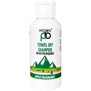 Pits & Bits Towel Off Shampoo - Apple Fragrance 100ml Travel Size