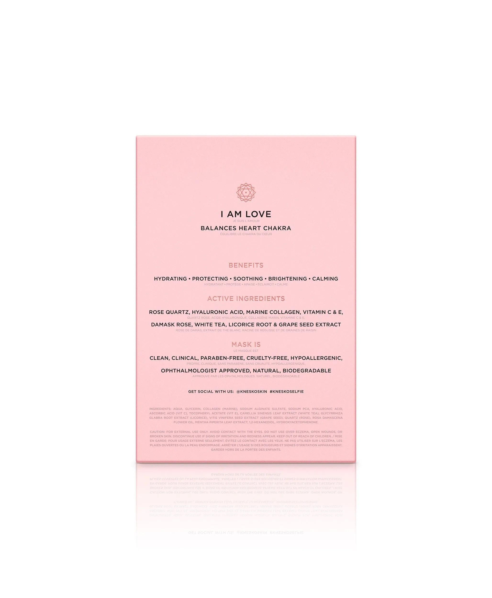 Rose Quartz Antioxidant Collagen Eye Mask