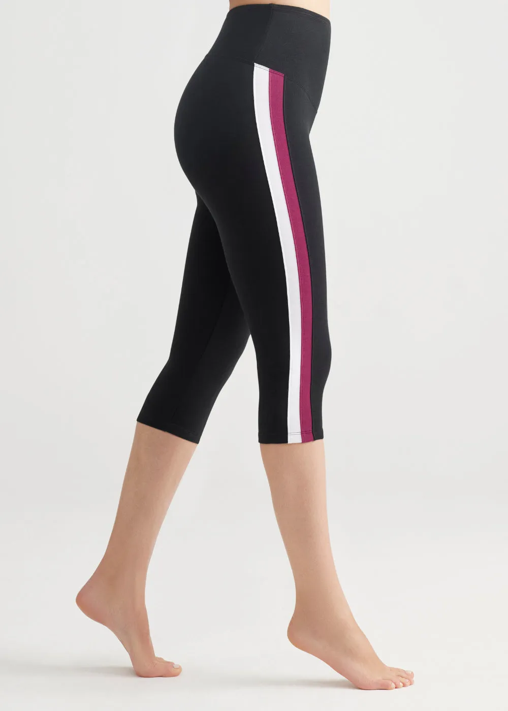 Talia Cropped Capri Shaping Legging - Cotton Stretch