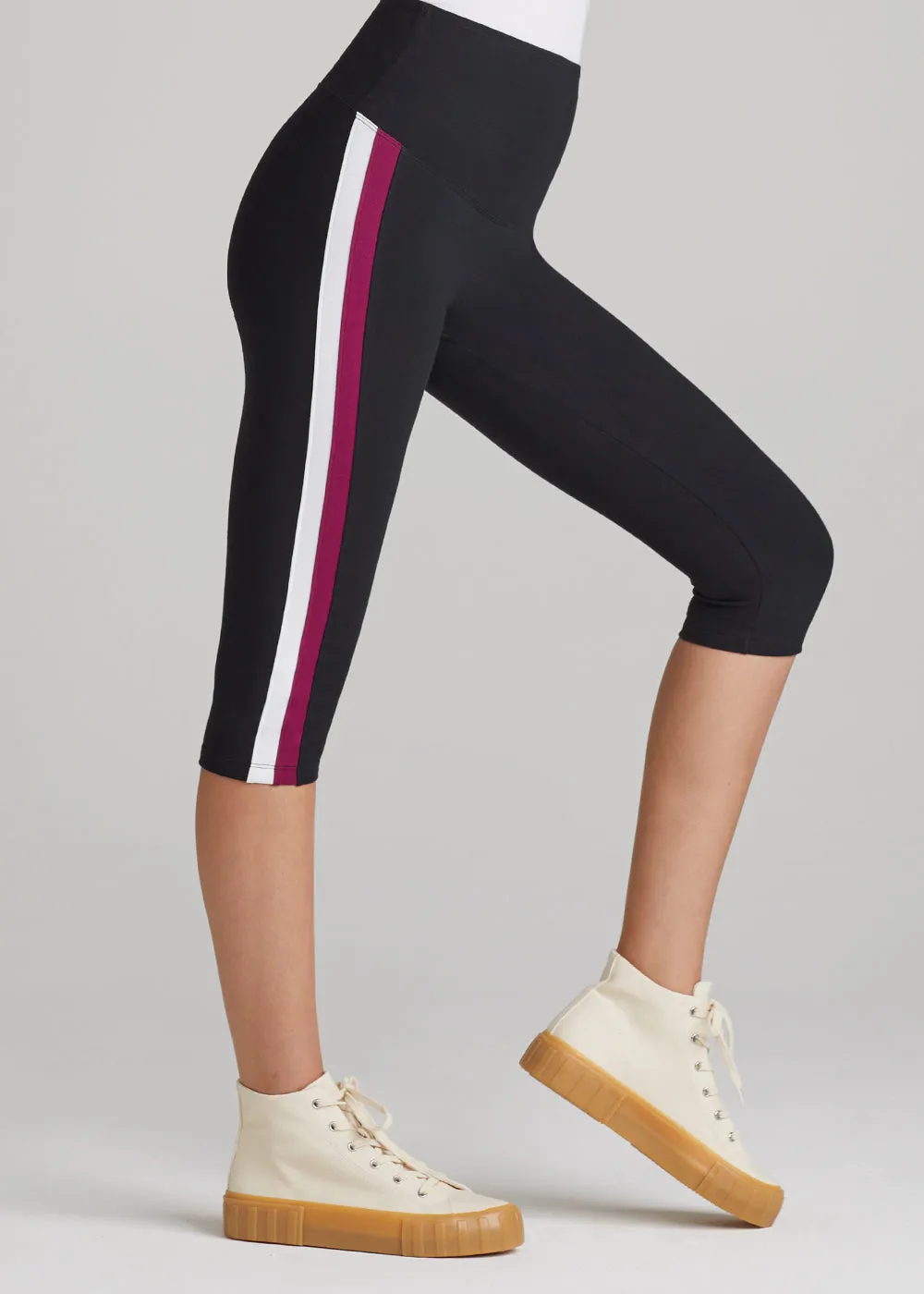 Talia Cropped Capri Shaping Legging - Cotton Stretch