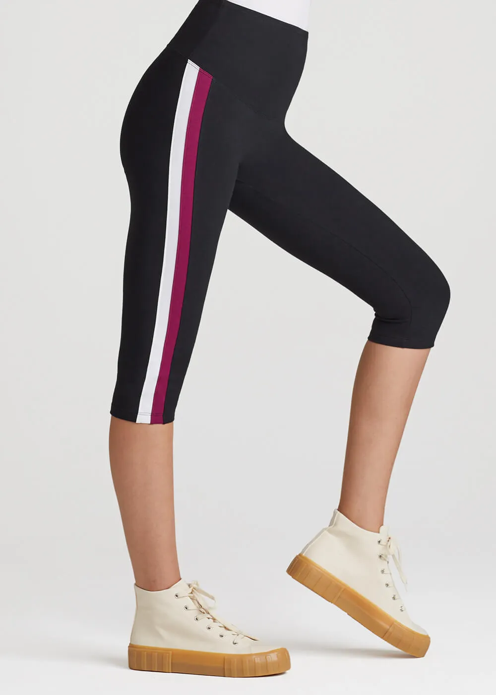 Talia Cropped Capri Shaping Legging - Cotton Stretch